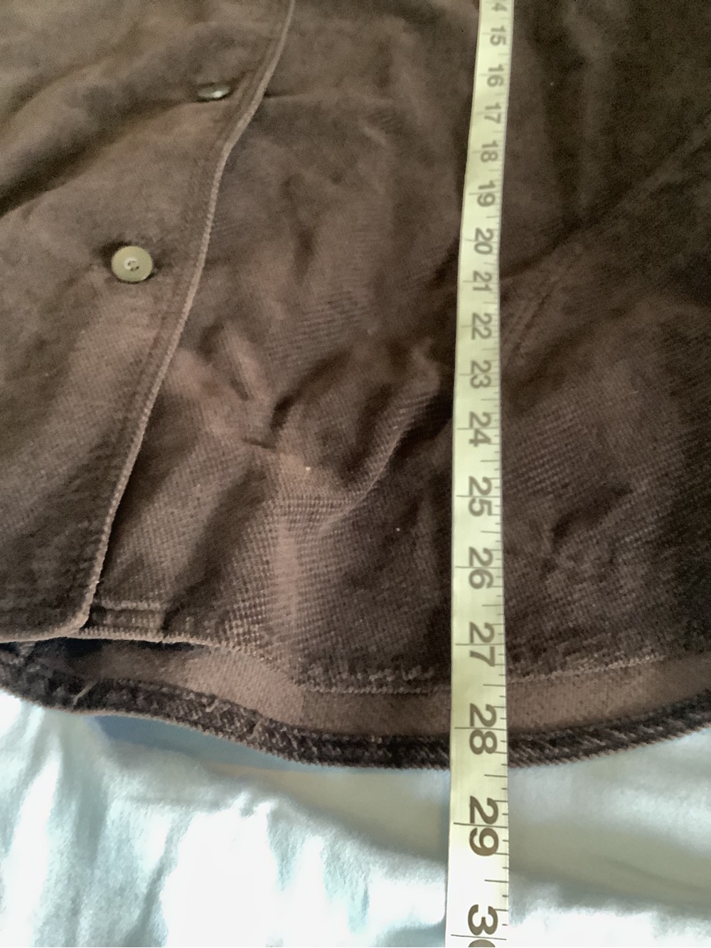 Liz Claiborne Brown Corduroy Button Jacket - Picture 5 of 7